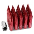thumbnail image 1 of DNA Motoring LN-ZTL-9030-15-RD 20-Piece M12 x 1.5 Aluminum Alloy Wheel Lug Nuts + Deep Drive Extension (Red), 1 of 4
