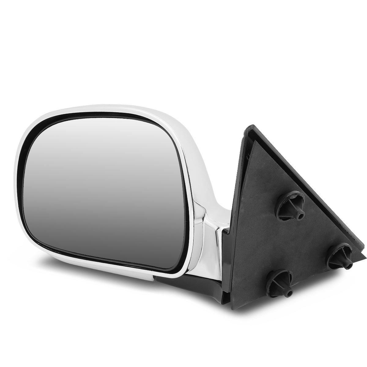 Pair Of Manual Side View Mirrors For 1994-1998 Chevy S10 Pickup & Blazer - Black