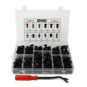 DNA Motoring Nylon Assorted Clips & Removal Tool Automotive Specialty Parts, 240 Piece