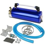 DNA Motoring OCT-BL Univeral Aluminum Racing Oil Catch Tank - Blue Tank