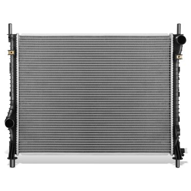 DNA MOTORING Aluminum Radiator For Ford Mustang 2.3L 2015-2022 – Factory Style, 1 Row, OE Fit