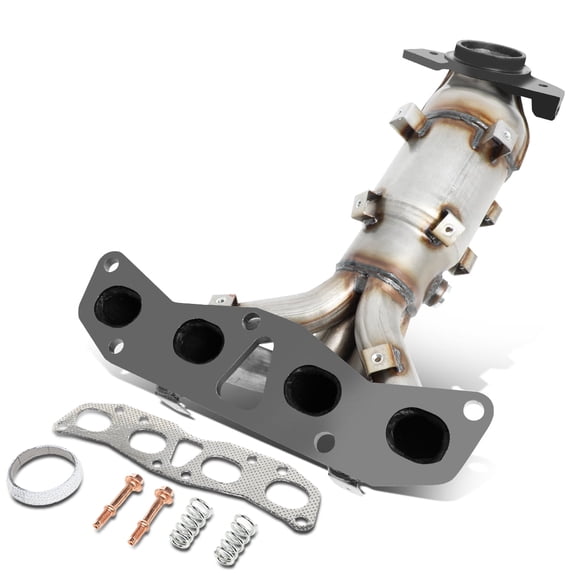 DNA Motoring OEM-CONV-005 For 2002 to 2006 Nissan Altima Sentra 2.5L Engine Performance Catalytic Converter Exhaust Manifold Replacement 03 04 05