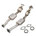 thumbnail image 1 of DNA Motoring OEM-CONV-021 For 2002 to 2011 Ford Crown Victoria Mercury Grand Marquis Marauder Lincoln Town Car Pair OE Style Catalytic Converter Exhaust Pipe, 1 of 6