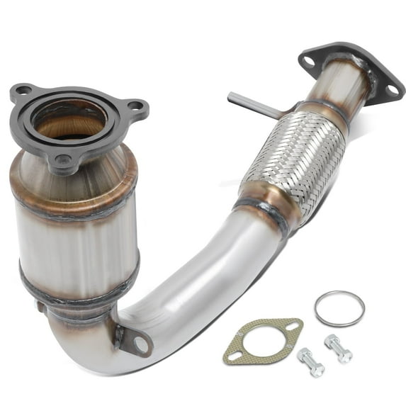 DNA Motoring Catalytic Converter Stainless Exhaust Pipe For 2010-2014 Equinox Terrain GMC Terrain 2.4L