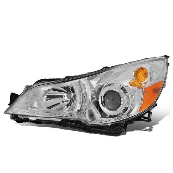 DNA Motoring Factory Style Projector Headlight for 2010-2014 Legacy Outback, Left Driver Side