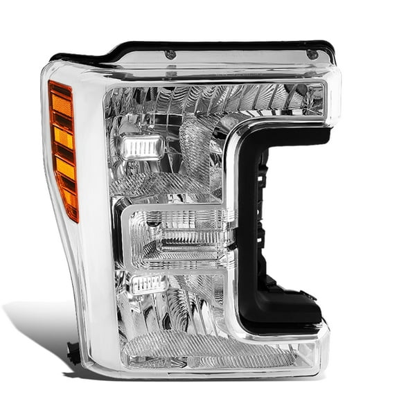 DNA Motoring Factory Style Headlight Lamp for 2017-2020 Ford F250 Super Duty, Passenger Right Side
