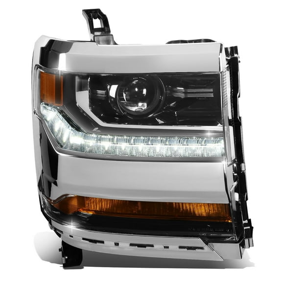 DNA Motoring For 2016-2019 Chevy Silverado 1500 Factory Style HID Projector Right Passenger Side Headlight Replacement