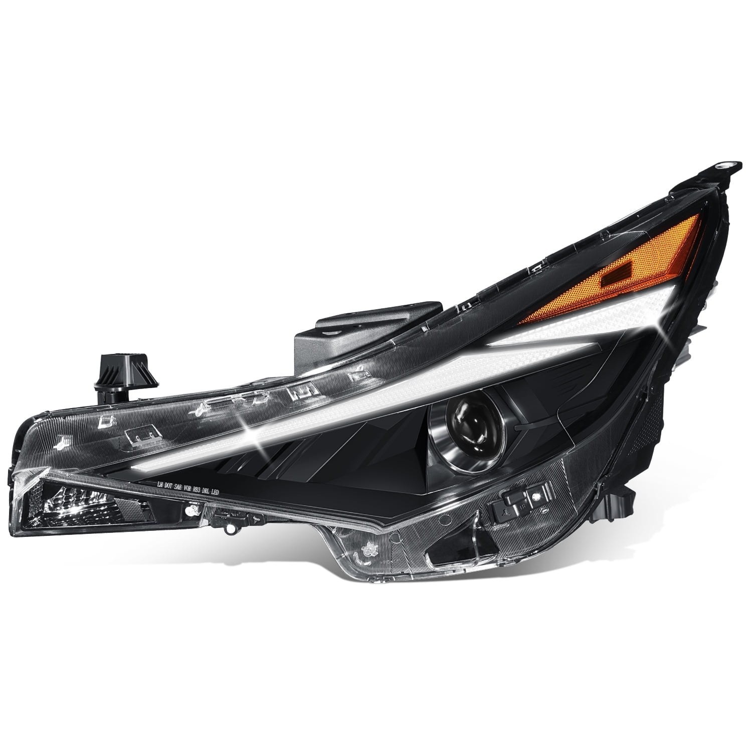 DNA Motoring OEM-HL-0139-L For 2021-2022 Hyundai Elantra OE Style Projector Headlight Lamp Left Dirver Side