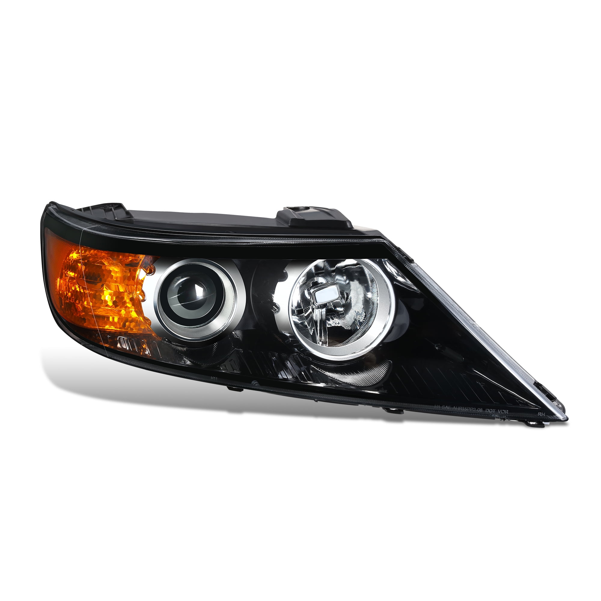 DNA Motoring OEM HL 0175 R For 2011 2013 Kia Sorento OE Style Right Passenger Side Projector Headlight Lamp