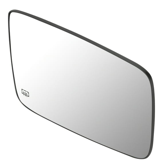 DNA Motoring OEM-MG-0132 For 2009 to 2019 Dodge Ram Truck 1500 2500 3500 Factory Style Passenger / Right Side Mirror Glass Lens with Backing Plate + Heated 10 11 12 13 14 15 16 17 18 68079362AA