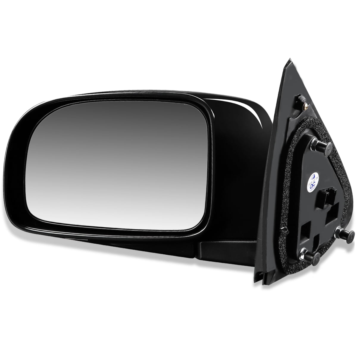 DNA Motoring OEM-MR-HY1320156 For 2007 to 2012 Hyundai Santa Fe OE Style  Powered Heated Driver / Left Side View Door Mirror Replacement 876100W000  08