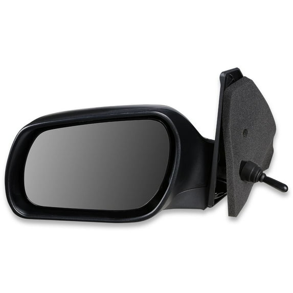 DNA Motoring OE Style Manual Left Side Rear View Door Mirror Compatible with 2004-2009 Mazda 3