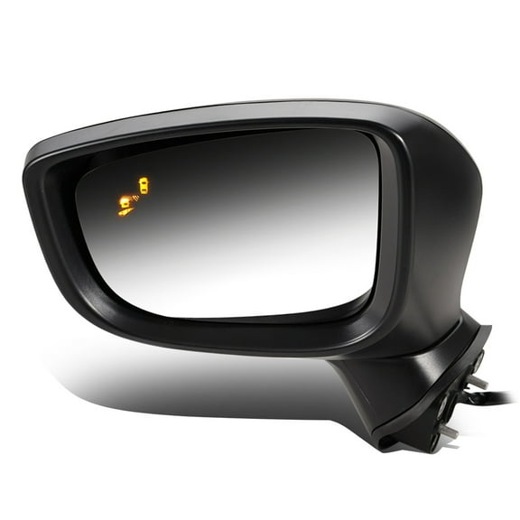 DNA Motoring Turn Signal Powered Heated Driver Left Side Mirror for 14-16 Mazda 3