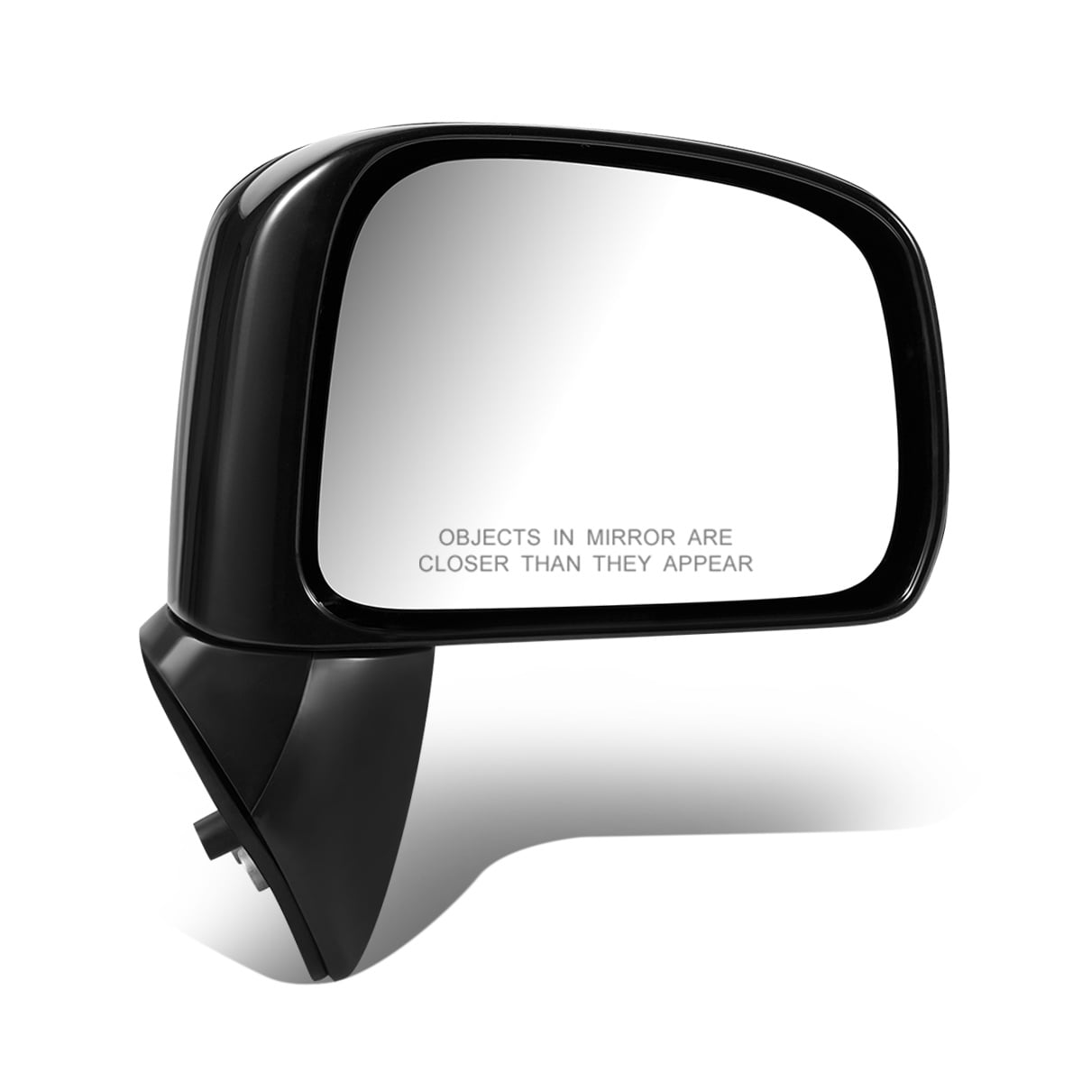 CCIYU Black Left and Right Side View Mirror Manual Folding Non