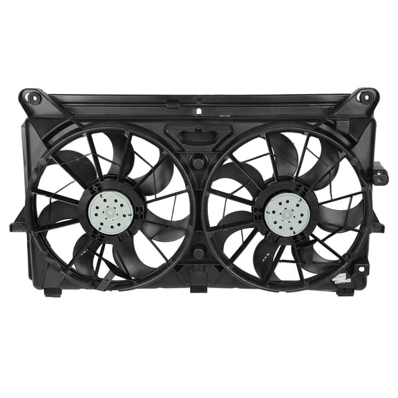 DNA Motoring Radiator Cooling Fan Assembly for 2007-2013 Chevy Silverado, Suburban, Avalanche, Tahoe, GMC Sierra, Yukon XL, Cadillac Escalade