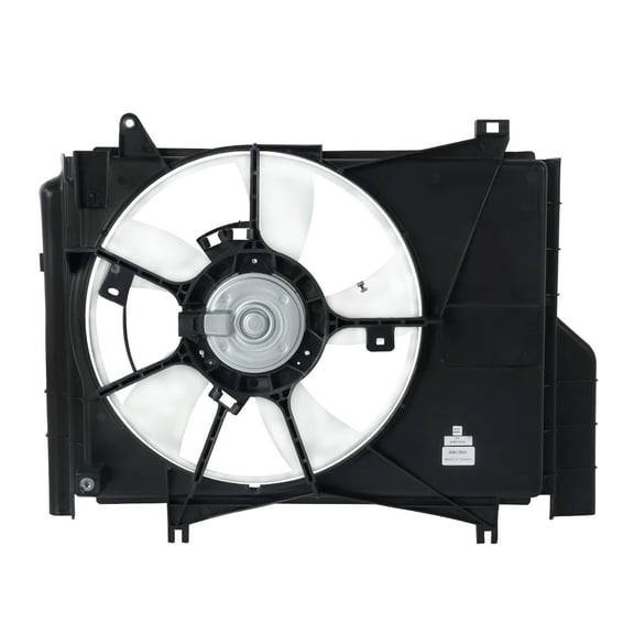 DNA Motoring OEM-RF-0225 For 2014 to 2019 Mitsubishi Mirage G4 Factory Style Radiator Cooling Fan Shroud Assembly MI3115149 15 16 17 18