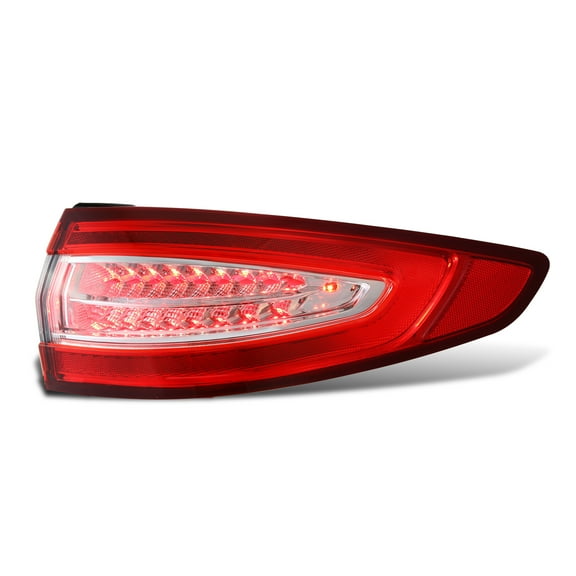DNA Motoring OEM-TL-001-R For 2013-2016 Ford Fusion OE Style Right Passenger Side LED Outer Tail Light Lamp