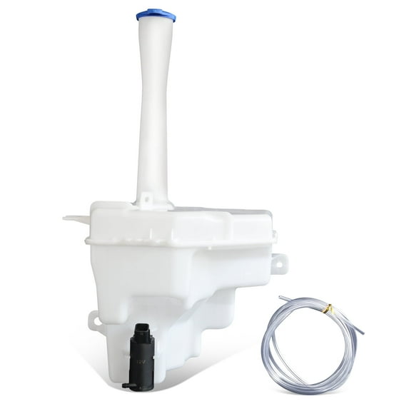 DNA Motoring OE Style Windshield Washer Fluid Pump Reservoir Tank Kit for 2010-2013 Kia Forte