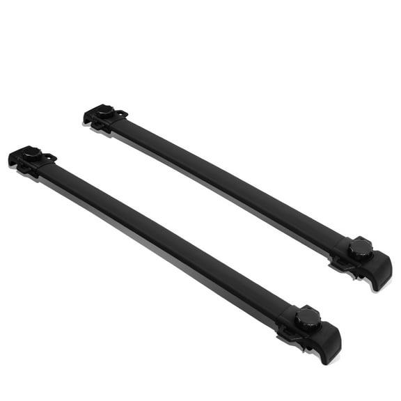 DNA Motoring For 07-17 Jeep Patriot Light Weight Factory Style Aluminum Roof Rack Rail Cross Bar