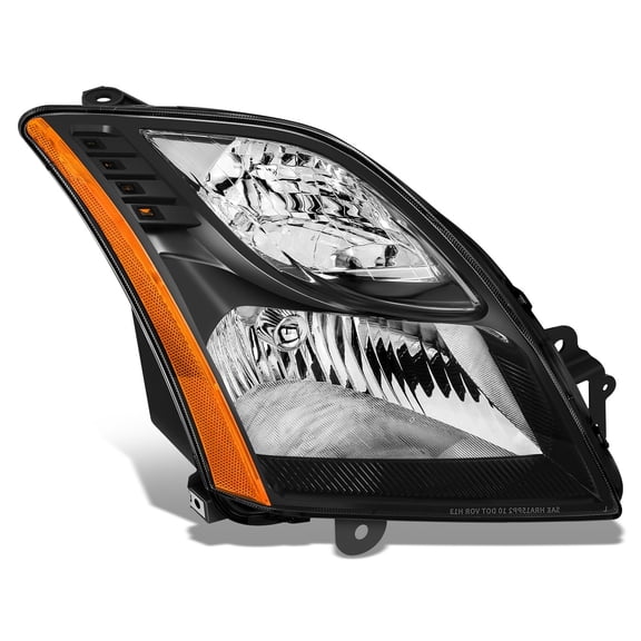 DNA Motoring Passenger Right Side Headlight for 10-12 Nissan Sentra SR SE-R Spec V