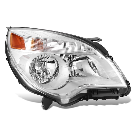 DNA Motoring Passenger Right Side Headlight for 10-15 Chevy Equinox LS LT