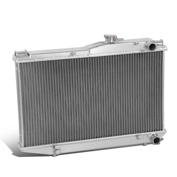 DNA Motoring RA-AE86-2 For 1986 to 1987 Toyota Corolla AE86 Full Aluminum 2-Row Racing Radiator - AE86