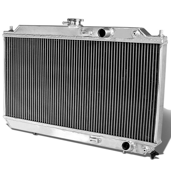 DNA Motoring RA-AI90-MT-2 For 1990 to 1993 Acura Integra Full Aluminum 2-Row Racing Radiator (Manual Transmission) DA DB 91 92