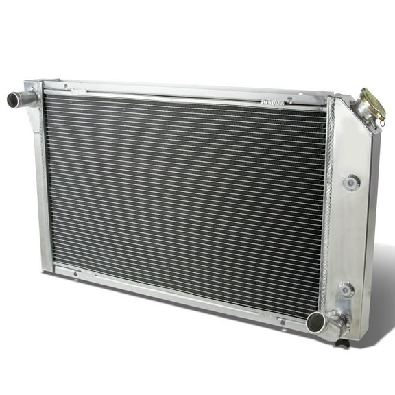 DNA Motoring RA-CCV877-3 For 1977 to 1982 Chevy Corvette Full Aluminum 3-Row Racing Radiator - 3rd Gen C3