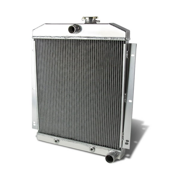 DNA Motoring For 1947-1957 Chevy Truck Suburban L6 Full Aluminum 3-Row Racing Cooling Radiator w/Cap