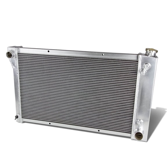 DNA Motoring 3-ROW Aluminum Radiator for 67-72 Chevy C/K Pickup Suburban L6 26.5"W Core