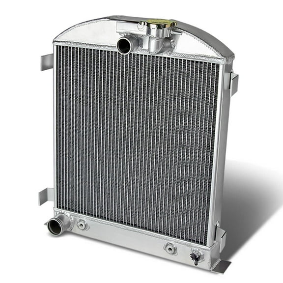 DNA Motoring For 1932 Ford Chopped Model 18 B/BB V8 AT/MT 3-Row Full Aluminum Core Radiator