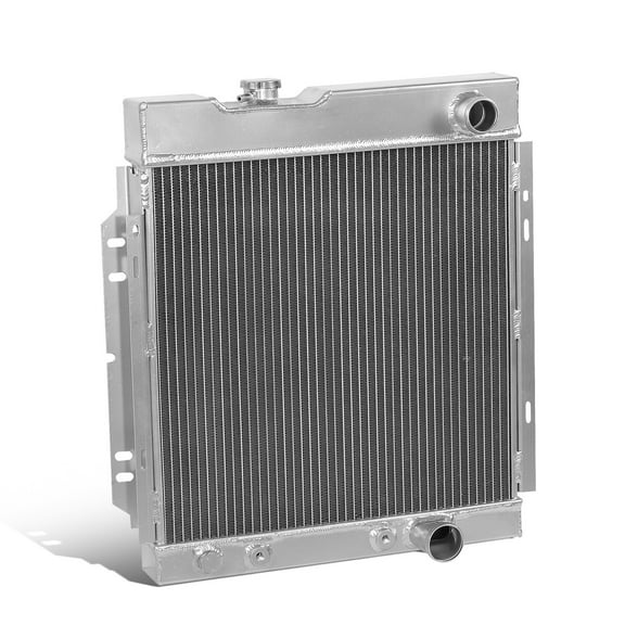 DNA Motoring RA-FM64-3 Full Aluminum 3-Row Racing Cooling Radiator for Ford Mustang 1964 1965 1966 Sherlby V8 MT