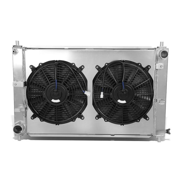 DNA Motoring For 1997- 2004 Ford Mustang Aluminum 3-Row Cooling Radiator + Fan