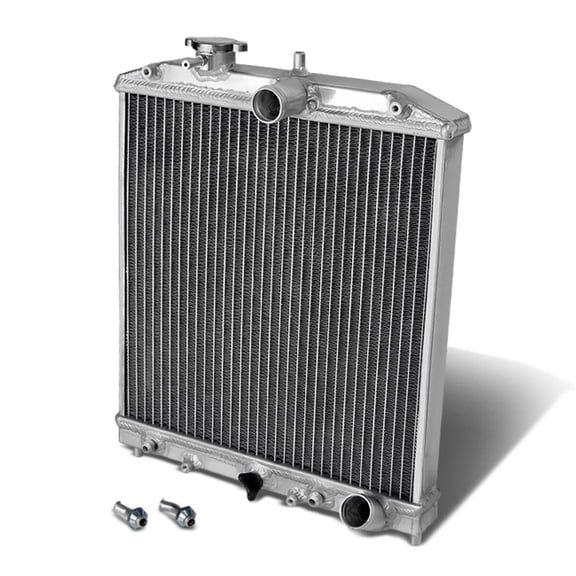 DNA Motoring For 92-00 Civic 93-97 Del Sol 94-01 Integra 2-Row Full Aluminum Racing Radiator