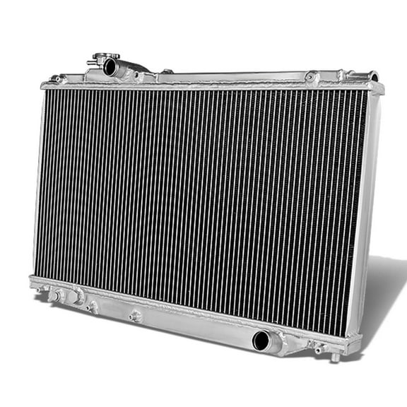 DNA Motoring RA-TS93T-2 For 1993 to 1998 Supra Full Aluminum 2-Row Racing Radiator - A80 Mark IV 4 2JZ-GTE 94 95 96 97