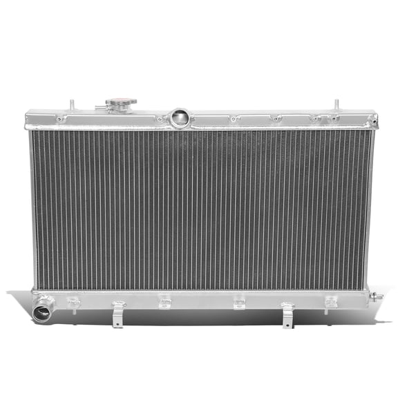 DNA Motoring RA-WRX02-2 For 2002 to 2007 Subaru Impreza WRX/STi Full Aluminum 2-Row Racing Radiator - GD GG EJ20 EJ25 03 04 05 06