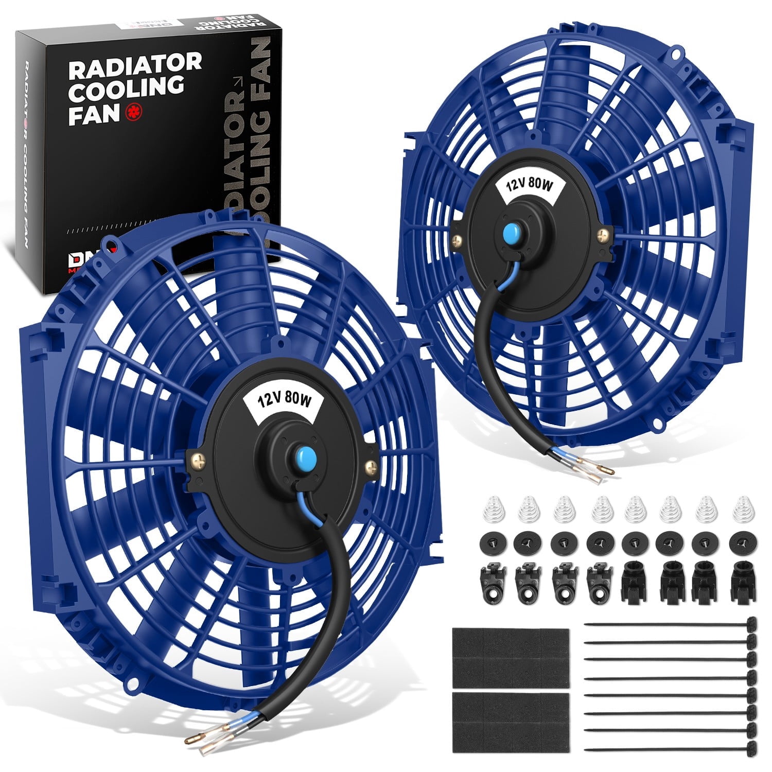 Eaton Radiator Fans DNA Motoring 2Pcs 10