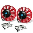 thumbnail image 1 of DNA Motoring RAF-7-RD+FMK-X2 2Pcs 7" Inch High Performance Electric Radiator Cooling Fan kit (Red), 1 of 5