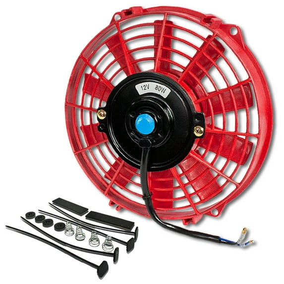 DNA Motoring RAF-9-RD Radiator Repair Part Red