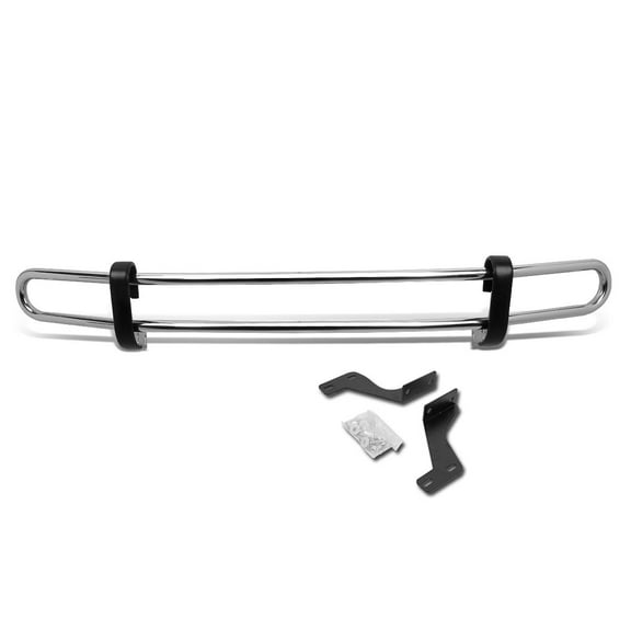 DNA Motoring RBG-003-SS For 2009 to 2016 Venza GGV10 Stainless Steel Double Bar Rear Bumper Protector Guard (Chrome)