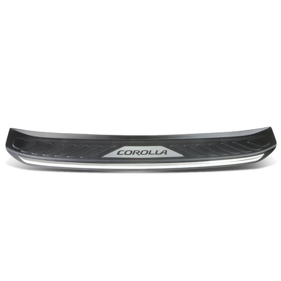 DNA Motoring RBG-ABS-002 For 2014 to 2016 Toyota Corolla E170 Trunk Sill Scuff Plate Rear Bumper Protector 15