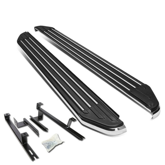 DNA Motoring 5.25" Silver Side Step Nerf Bars Running Boards for 10-15 Lexus RX 350/450/450H SUV
