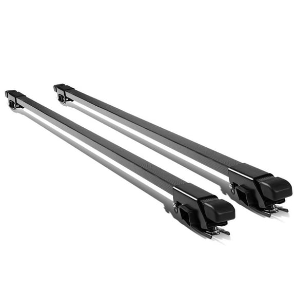 DNA Motoring RRB-T1-50 50" Adjustable Pair of Aluminum Square Cross Bar Cargo Roof Racks