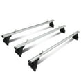 thumbnail image 1 of DNA Motoring 58"Universal Cargo Van Top Rain Gutter Luggage Roof Rack Cross Bar 3pcs+Brackets, 1 of 7