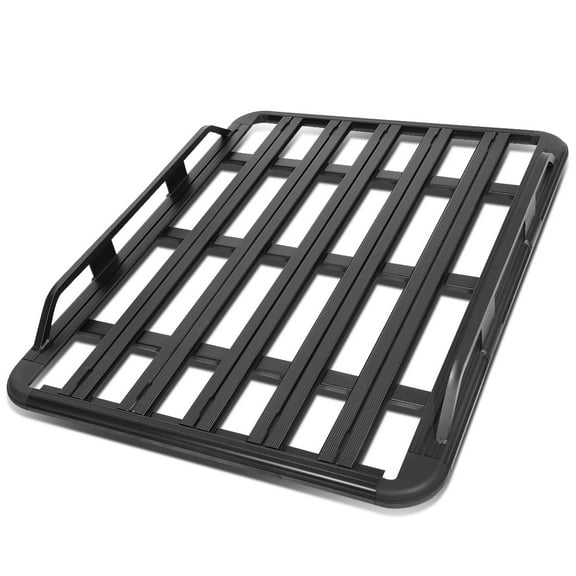 DNA Motoring 60"x48"x6" Aluminum Roof Rack Car SUV Cargo Bag Luggage Carrier Basket Black