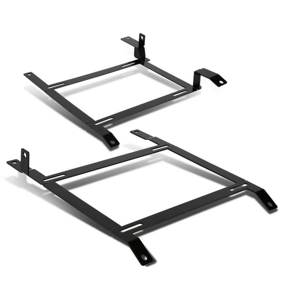 DNA Motoring SBK-LM-350Z For 2003 to 2009 Nissan 350Z Z33 Pair Tensile Steel Low Mount Racing Seat Bracket Black