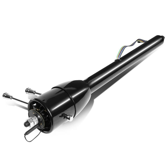 DNA Motoring For 55-59 Chevy GM Hot Rod 32" Tilt Manual MT Steering Column Floor Shift Black