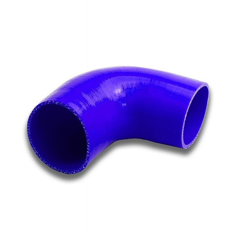 2.75 45 Degree Elbow Silicone Turbo Intercooler Air Intake Pipe Hose Coupler Blue