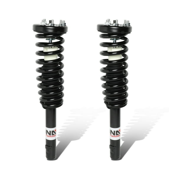 DNA Motoring SHO-OE-00044-FLR For 2003 to 2007 Honda Accord Pair OE Style Front Coil Spring+Shock Strut Assembly