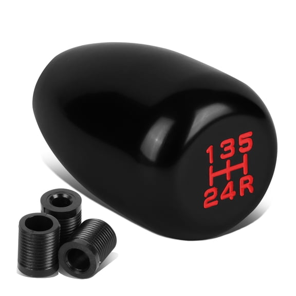 DNA Motoring SK-T88-BK Universal 5-Speed Manual Transmission Aluminum Racing Shift Knob (Black)